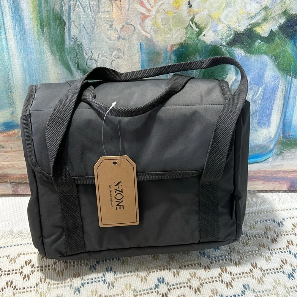 S zone Black Men's Bag for shoes